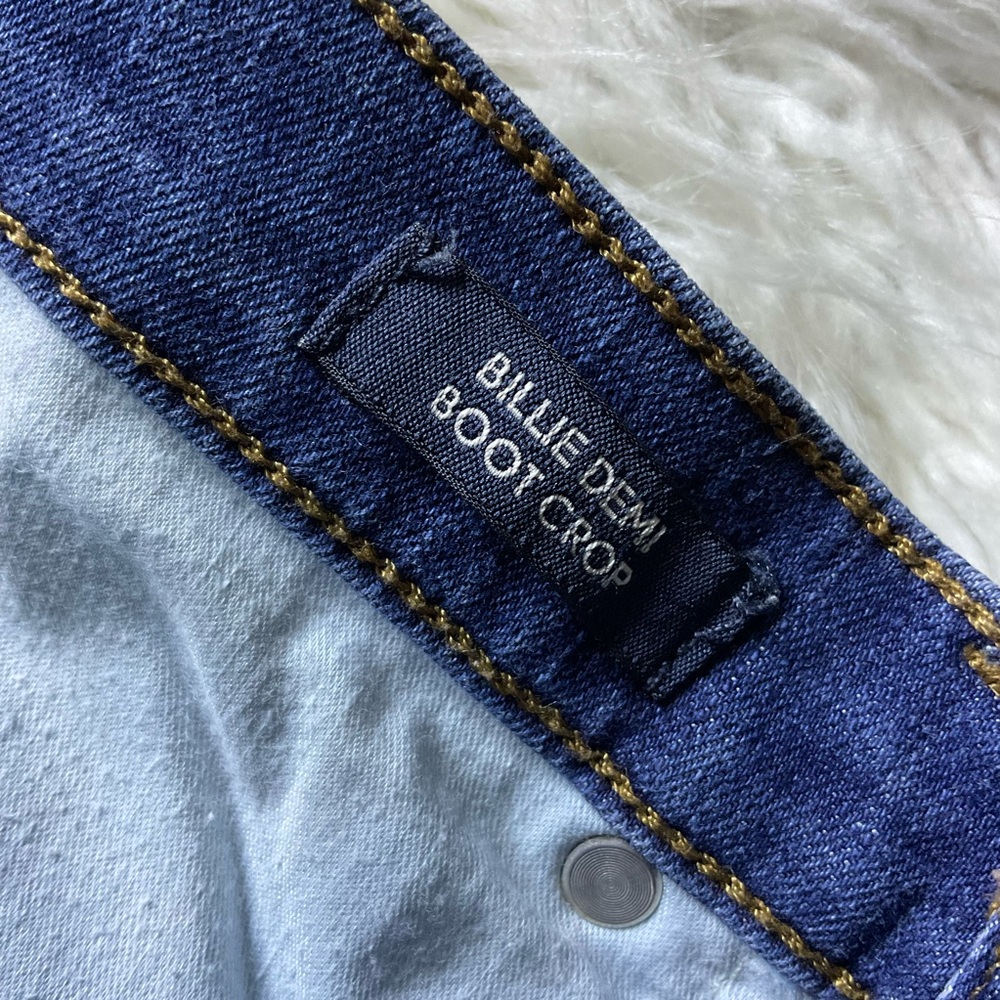J Crew Raw Hem Billie Demi Boot Crop Jeans - Picture 4 of 6